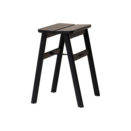 Angle Hocker klappbar Schwarz