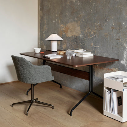 Pavilion AV18 Schreibtisch 90x160cm Gestell schwarz Schwarz