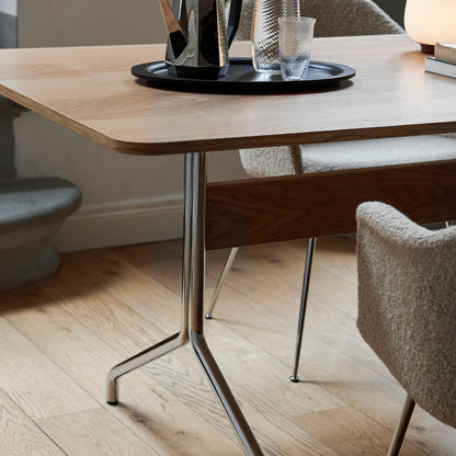 Pavilion AV19 Esstisch 90x200cm Gestell chrom