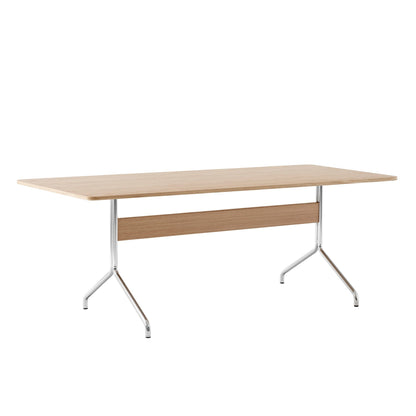 Pavilion AV19 Esstisch 90x200cm Gestell chrom