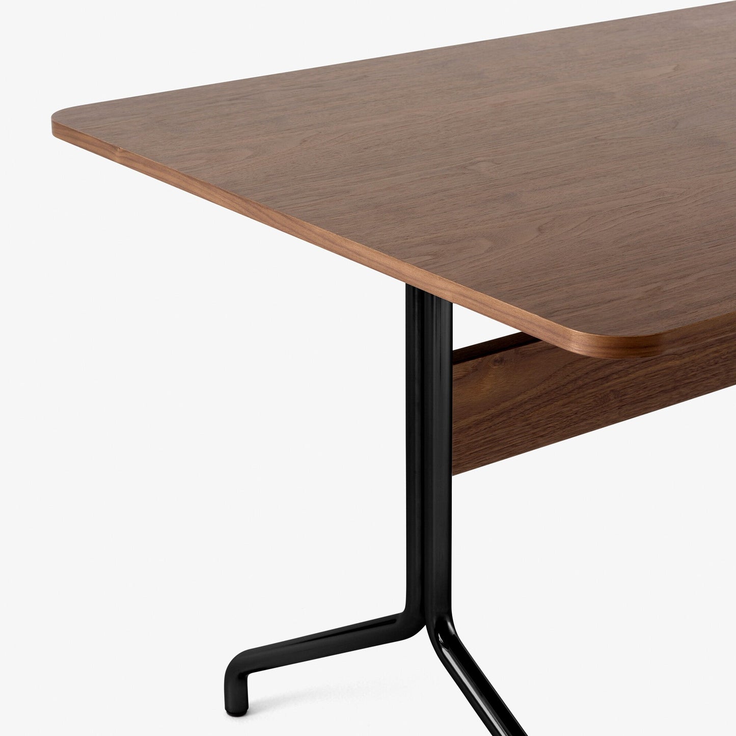 Pavilion AV19 Esstisch 90x200cm Gestell schwarz Schwarz