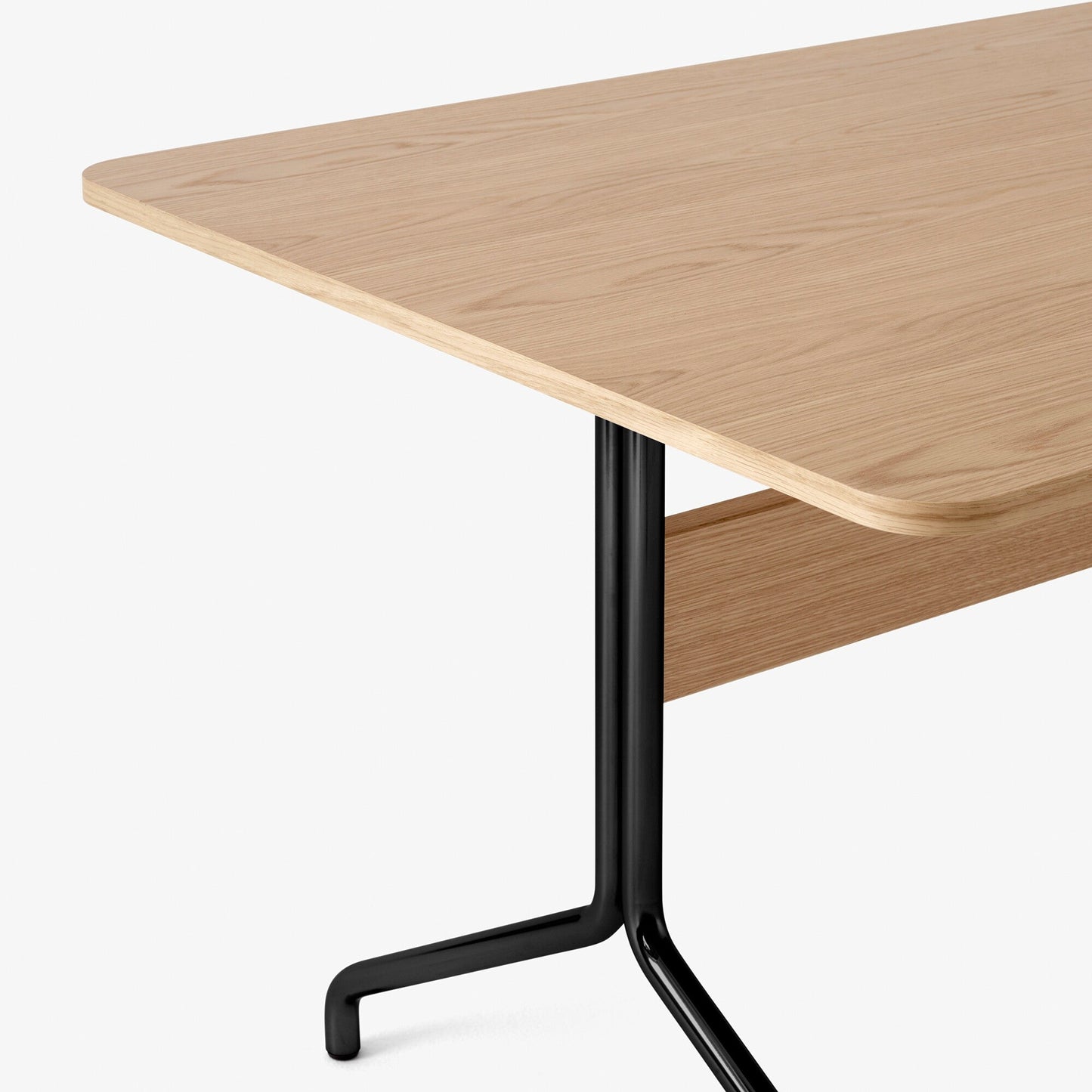 Pavilion AV19 Esstisch 90x200cm Gestell schwarz Schwarz