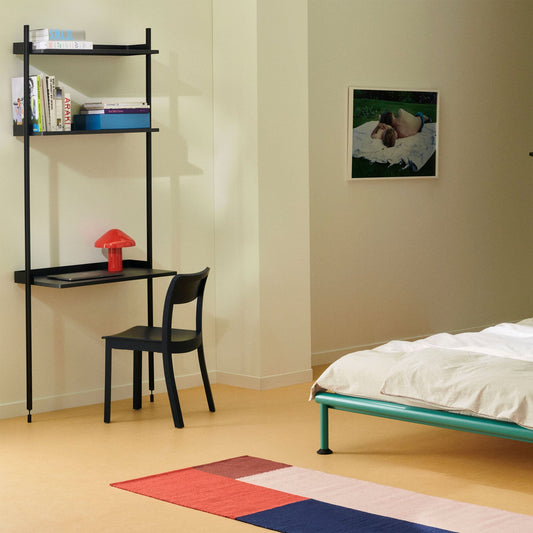 Pier System 11 Regal mit Schreibtisch Weiß