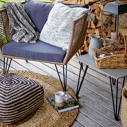 Mundo Outdoor Couchtisch Schwarz