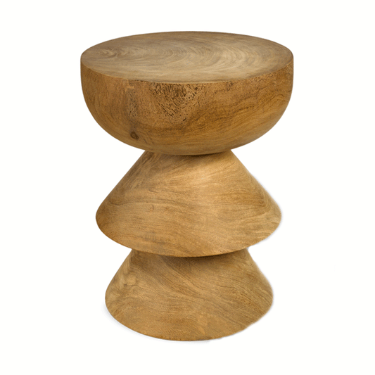 Short Skirt Hocker Holz