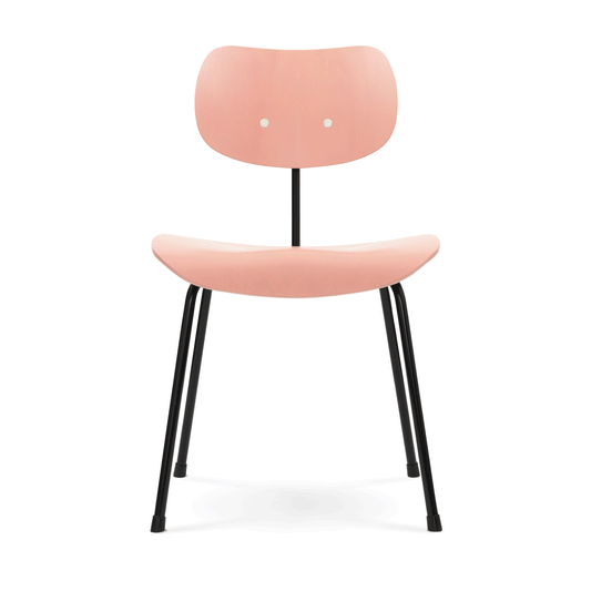 Eiermann Stuhl SE 68 Gestell Schwarz Schwarz