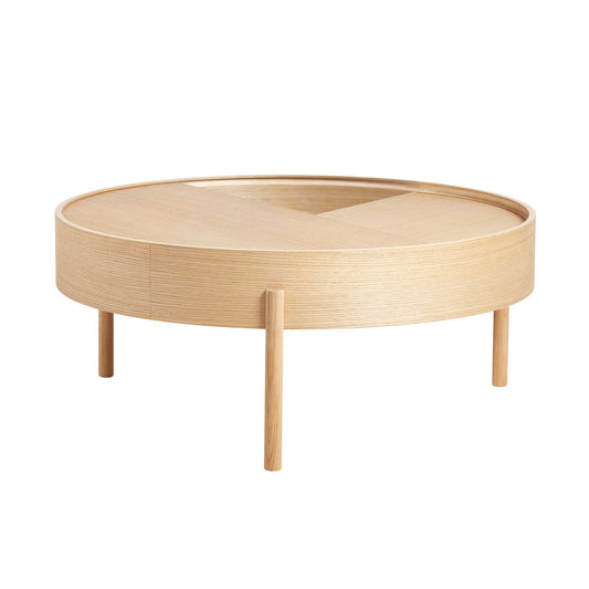 Arc Couchtisch Ø 89cm Weiß