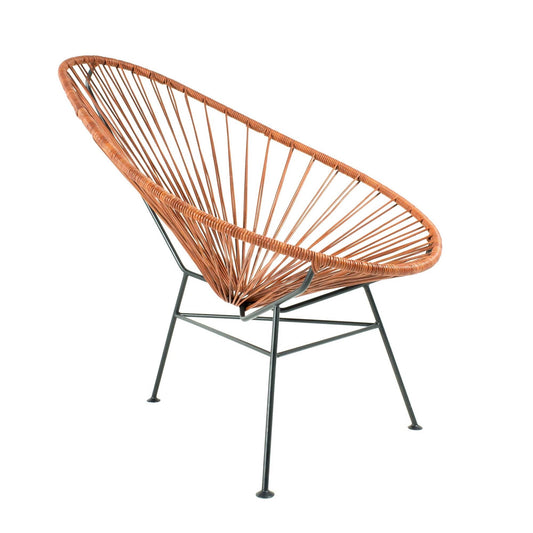 Acapulco Chair Leder Schwarz