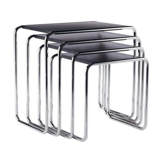 B 9 Beistelltisch 4er Set Buche Schwarz