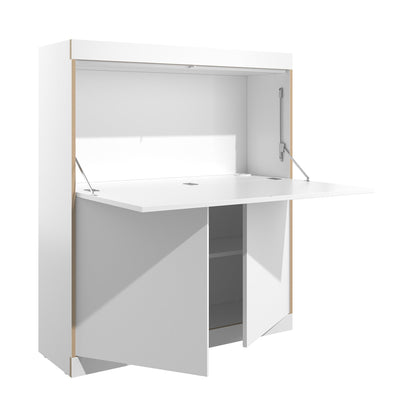 Flai Home-Office Sekretär magnetisch 118x36x136,3cm Anthrazit