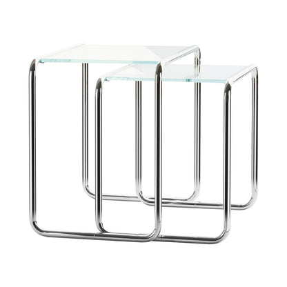 B 9 Beistelltisch 2er Set Glas