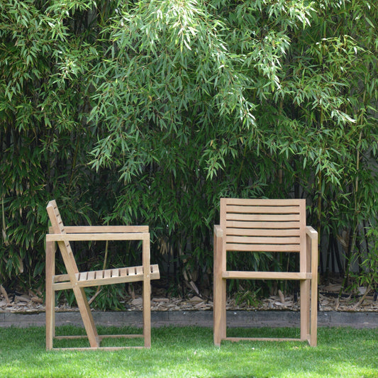 Timber Gartenarmlehnsessel Natur