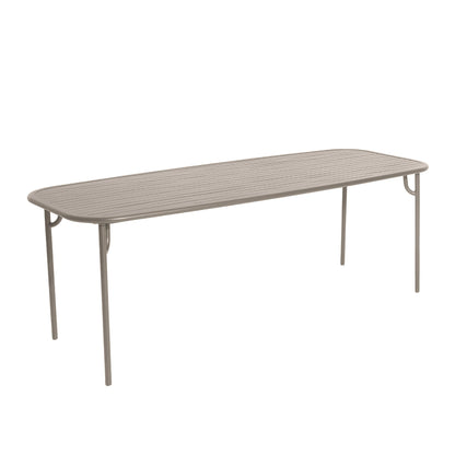 Week-End Gartentisch 85x220cm Schwarz