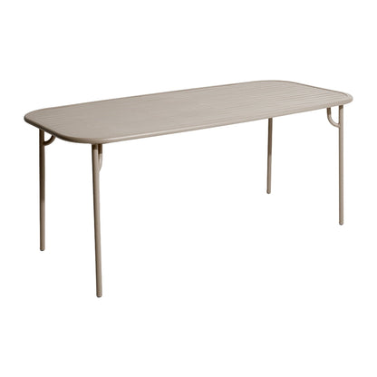 Week-End Gartentisch 85x180cm Schwarz