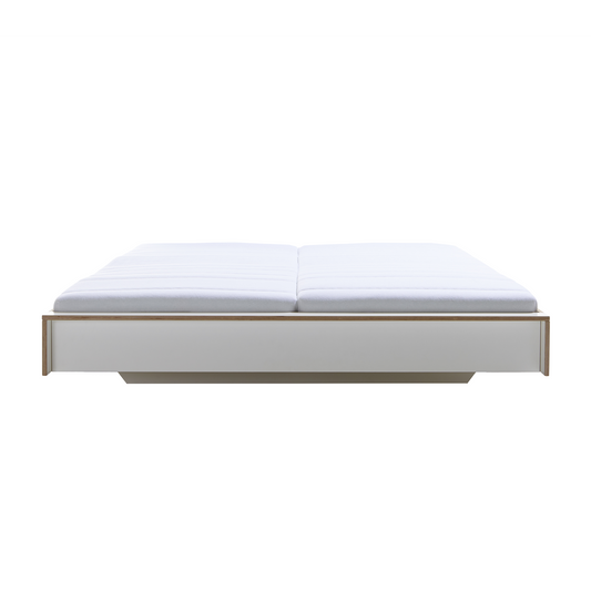 Flai Doppelbett Komforthöhe 200x200cm Weiß
