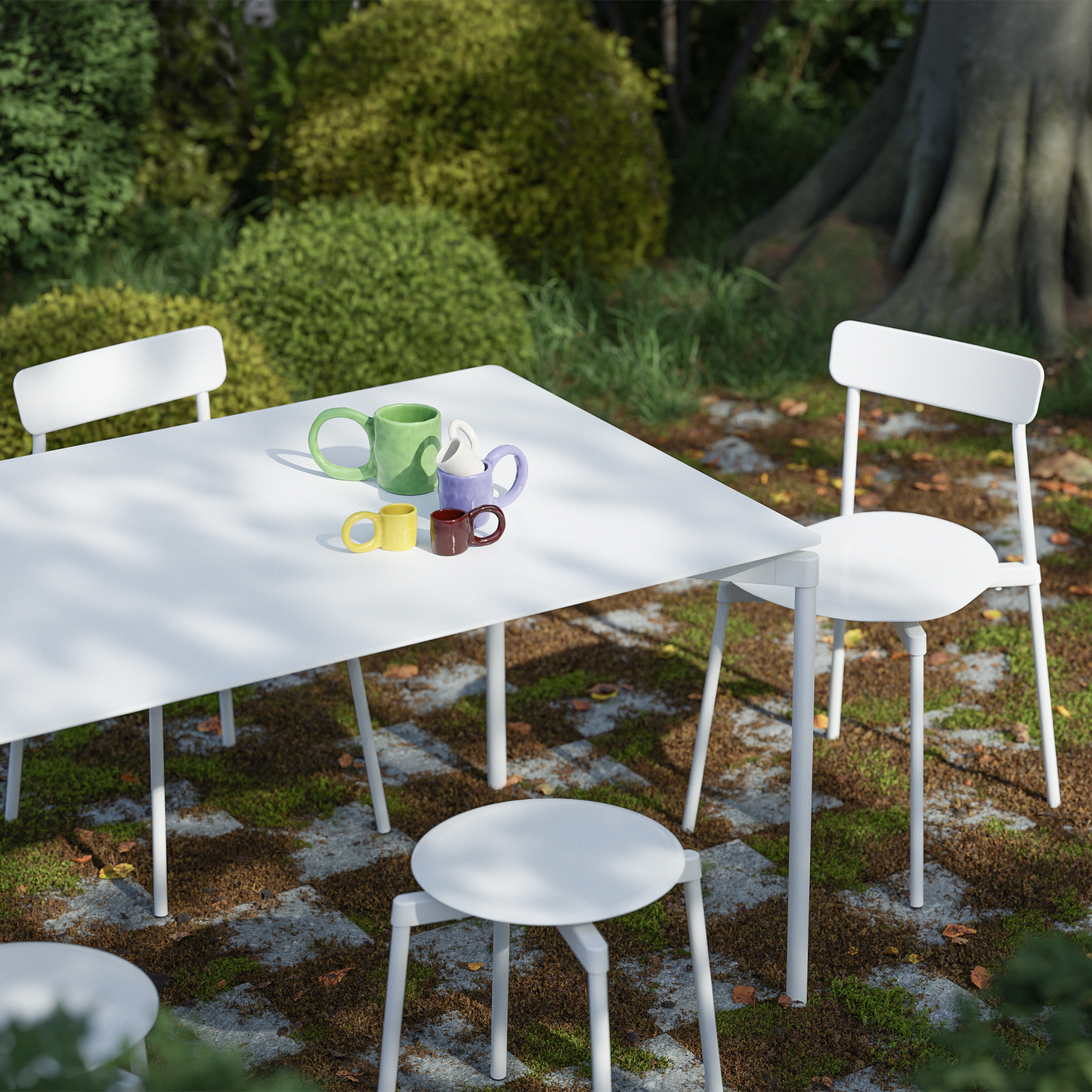 Fromme Outdoor Stuhl Weiß