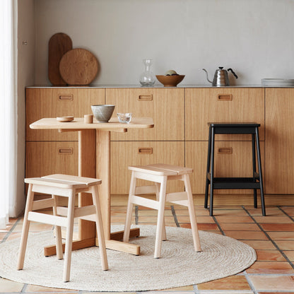 Quatrefoil Tisch 68x68cm Weiß