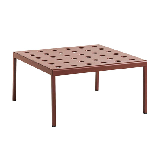 Balcony Garten Beistelltisch 75x76x39cm Eisenrot