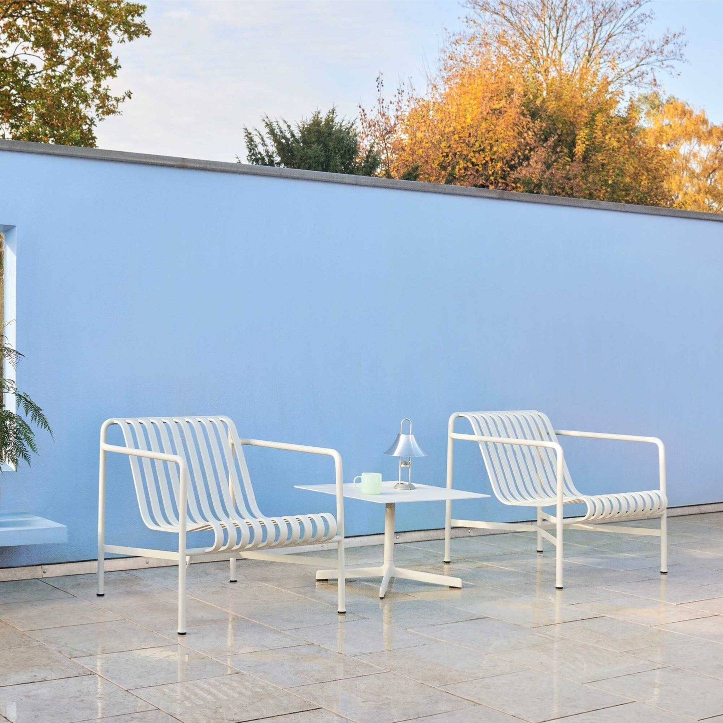 Neu Garten-Beistelltisch 60x60cm Anthrazit