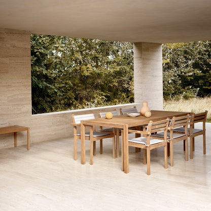 AH912 Outdoor Lounge Tisch/ Gartenbank 123.5x48.5cm