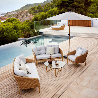 Ocean Large 2-Sitzer Outdoor Sofa Weiß