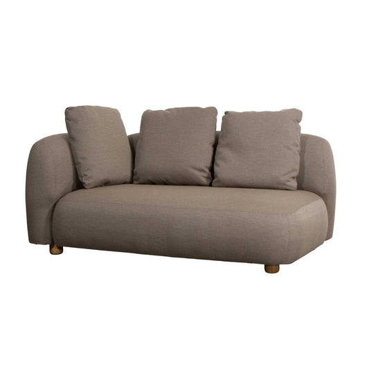 Capture 2-Sitzer Sofamodul Seite Taupe