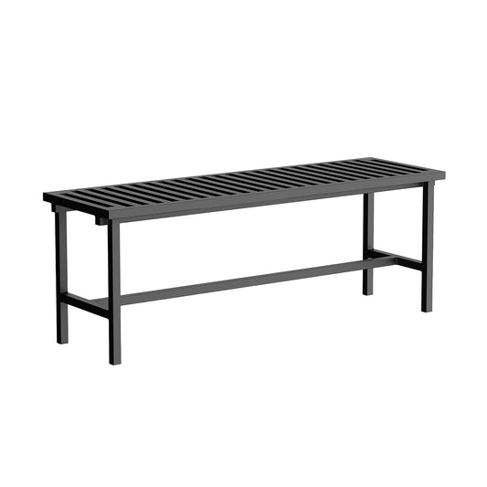 19 Outdoors Bank 122,5x45cm Schwarz