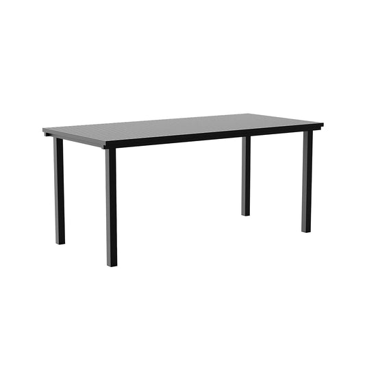 19 Outdoors Esstisch 167,5x80,5cm Schwarz
