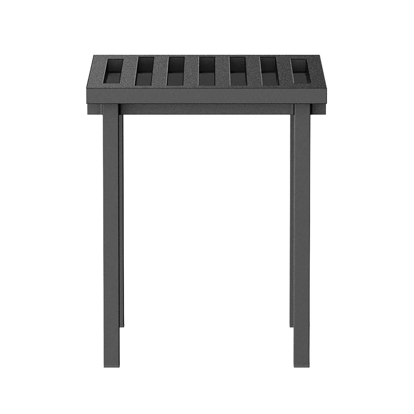 19 Outdoors Hocker H 45cm Schwarz