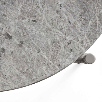 Rebar Beistelltisch Marmor Ø45cm Natur