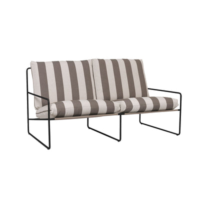 Desert Outdoor 2-Sitzer Sofa Schwarz