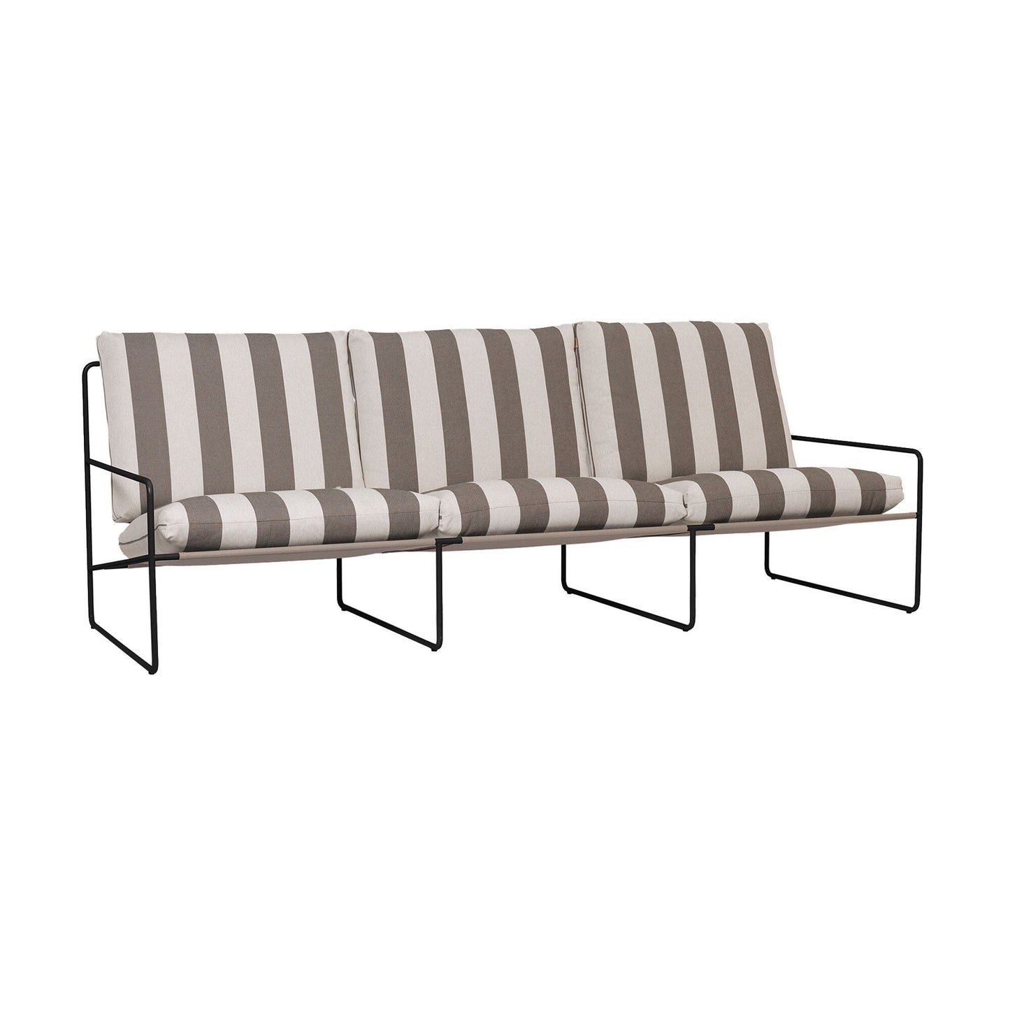 Desert Outdoor 3-Sitzer Sofa Schwarz