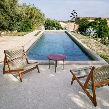 Carmel Outdoor Lounge Tisch Schwarz