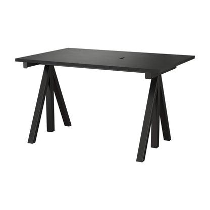 String Works Schreibtisch Gestell schwarz Schwarz
