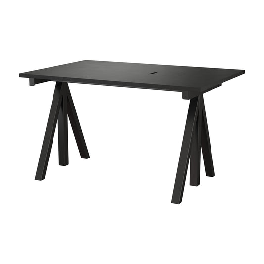 String Works Schreibtisch Gestell schwarz Schwarz