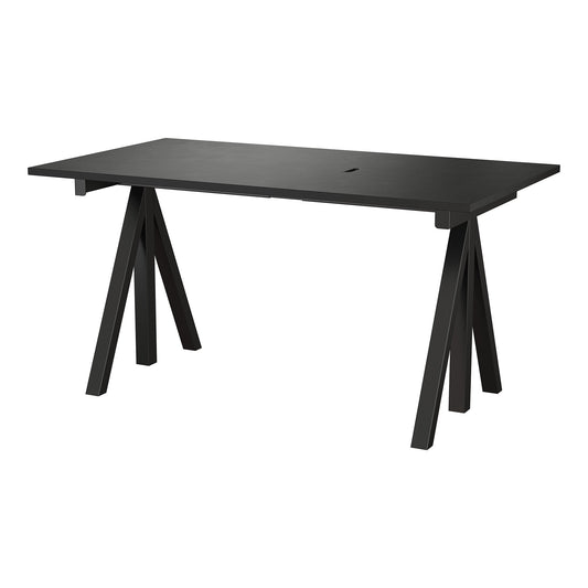 String Works Schreibtisch Gestell schwarz Schwarz