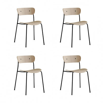 Pavilion AV1 Stuhl 4er Set Schwarz