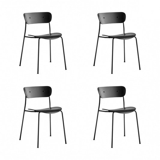 Pavilion AV1 Stuhl 4er Set Schwarz