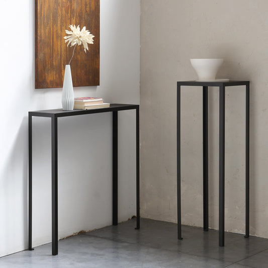 Slim Konsolentisch H 120cm Schwarz