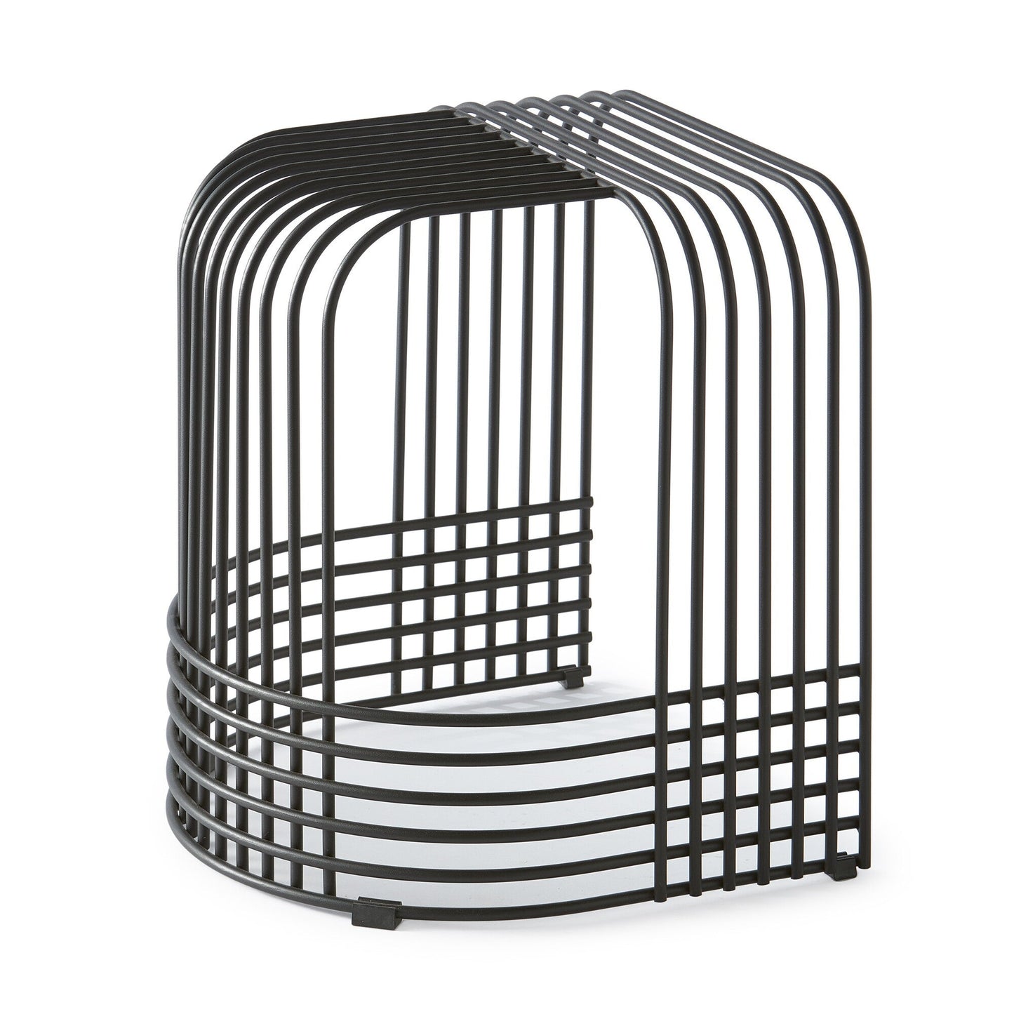 Drop Hocker LxBxH 39,8x41,8x44,4cm Schwarz