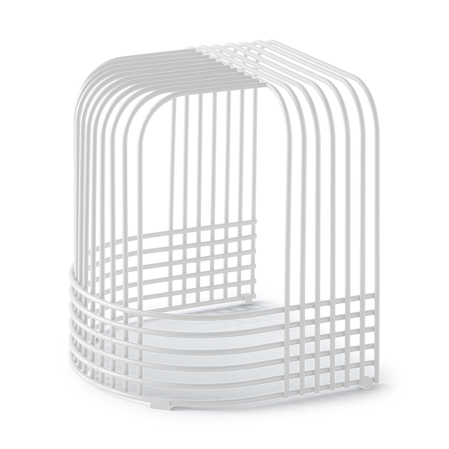 Drop Hocker LxBxH 39,8x41,8x44,4cm Weiß