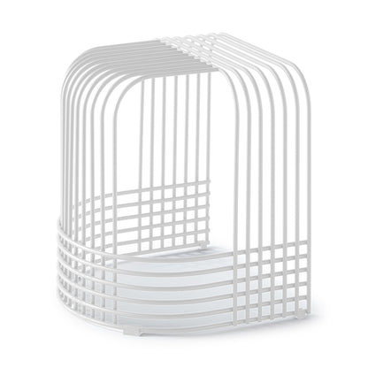 Drop Hocker LxBxH 39,8x41,8x44,4cm Weiß