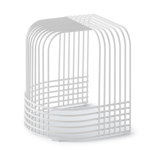 Drop Hocker LxBxH 39,8x41,8x44,4cm Weiß