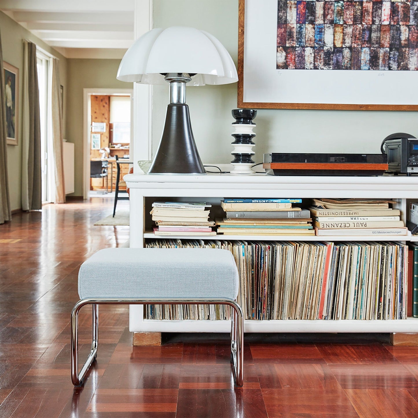 Moser Modell 1552 Hocker Schwarz