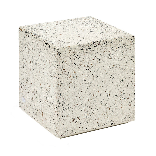 Pawn Terrazzo Beistelltisch 40x40cm Natur