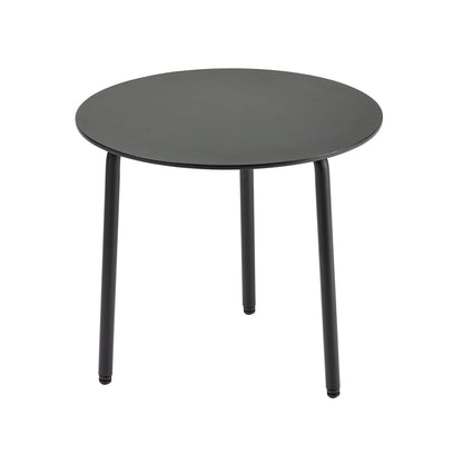 August Lounge Beistelltisch Ø 40cm Schwarz