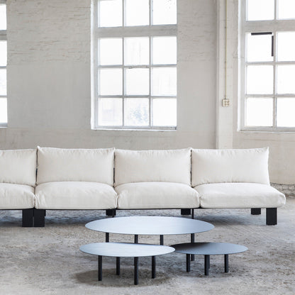 02 Couchtisch Ø 78cm Schwarz