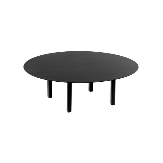 02 Couchtisch Ø 78cm Schwarz