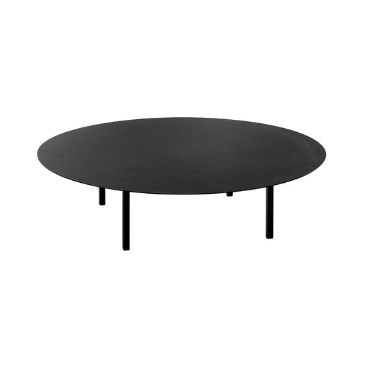 03 Couchtisch Ø 118cm Schwarz