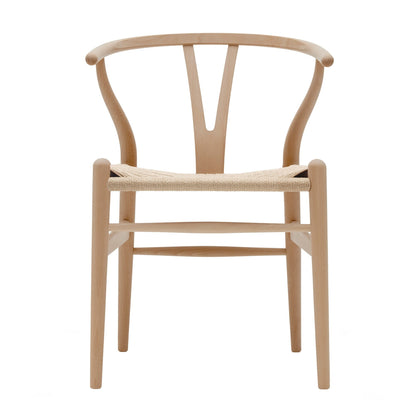 CH24 Wishbone Chair Gestell Buche Natur